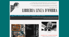 Desktop Screenshot of librerialineadombra.it